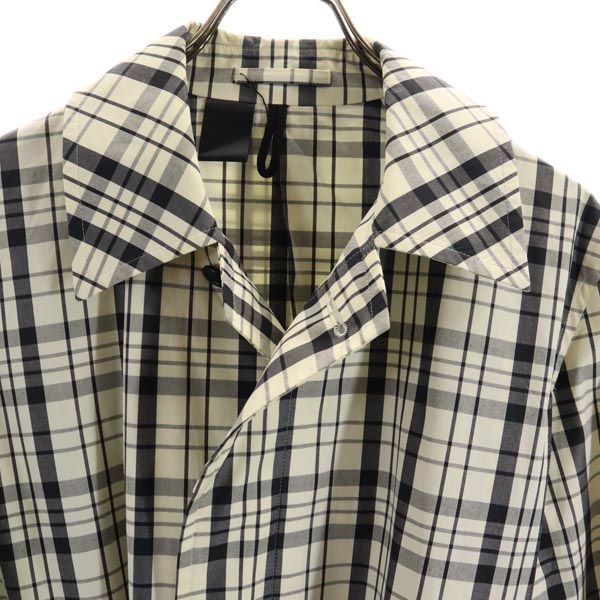 N.HOOLYWOOD Check Coat White X Black Men's Used