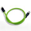 M12 to RJ45 D-Type Shielded Waterproof Connector