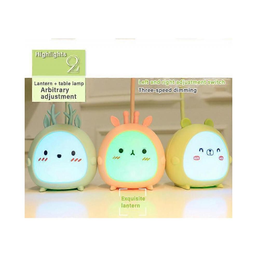 LED USB Rechargeable Desk Lamp Three-speed Dimming Eye Protection