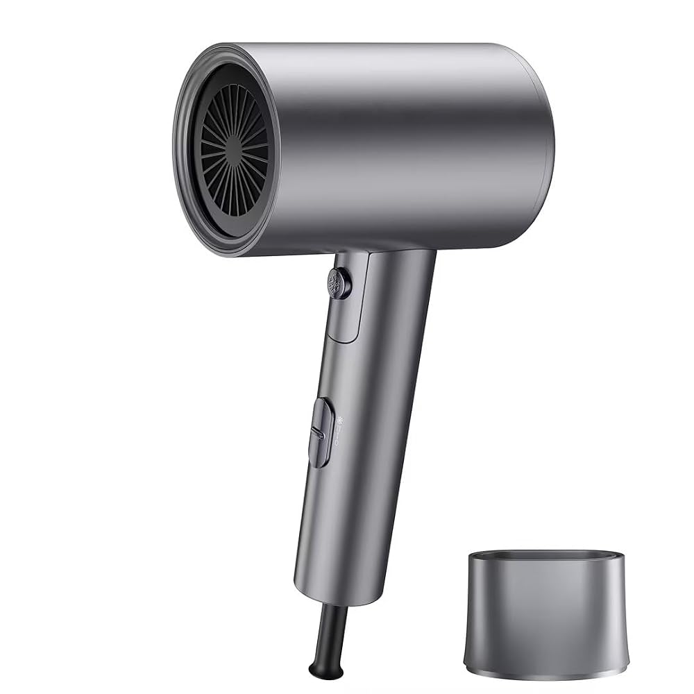 SOUNATE High-Performance Hair Dryer 200 Million Ions, Fast Drying, 3 Heat Settings, Foldable