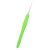 2pcs Soft Grip Handle Iron Metal Crochet Hook for Sewing Crafts 0.5mm 0.75mm