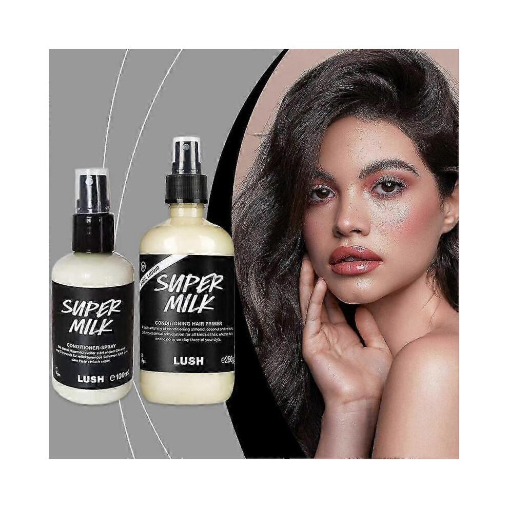 (100ml) Haarspray mit Hafermilch und Hitzeschutz Tiefenpflege für starkes, glattes, frizzfreies Haar