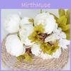 Artificial 13 Head Core Peony Flower With Lifelong Beauty For Decoration House