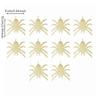 10 Pieces Cut Wooden Spider Ornament Halloween for Doorways