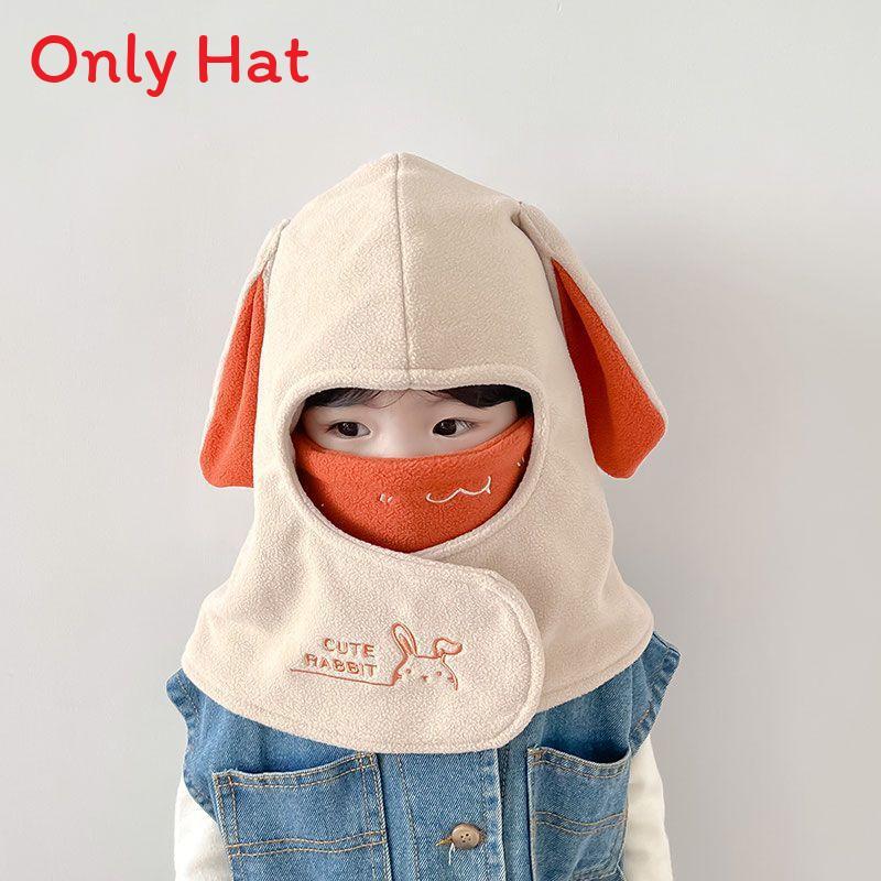 Childrens Winter Warmth Hat With Mask And Earmuffs For Toddler Protection
