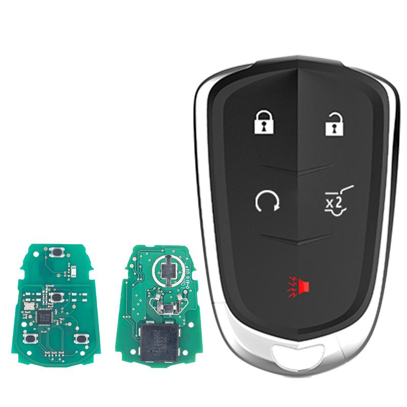 LIXIANG World Car Remote Control Key For Cadillac Escalade SRX XTS ESV ATS CTS HYQ2AB 315MHz HYQ2EB 433MHz ID46 PCF7937E Card