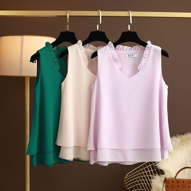 Vest for Women Sleeveless Tops Cotton Vest Oversize Casual Sleeveless Coat V Neck Camisole Vest