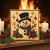 Attività Creative per Alleviare lo Stress Kit Artistico Pittura su Tela con Perle Finte Fai da Te per Natale Babbo Natale Regalo Creativo per Artigiani Perline Artigianato Adulti Principiante,