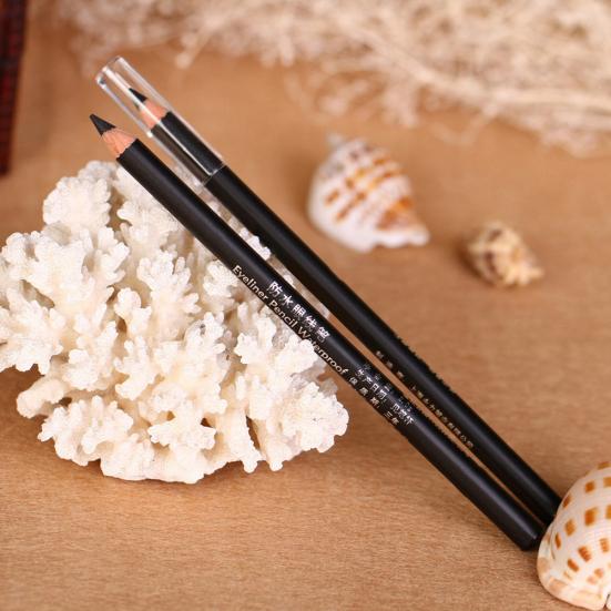 

6 шт. гладкая ручка для макияжа, подводка для глаз, карандаш для глаз, женские косметические аксессуары чёрный