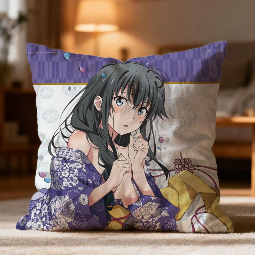 Popular M-MMy Teen Romantic Comedy SNAFU Cushion Cover Soft Washable Pillow Case Multi-Scene for Couch Bed Travel Office Use