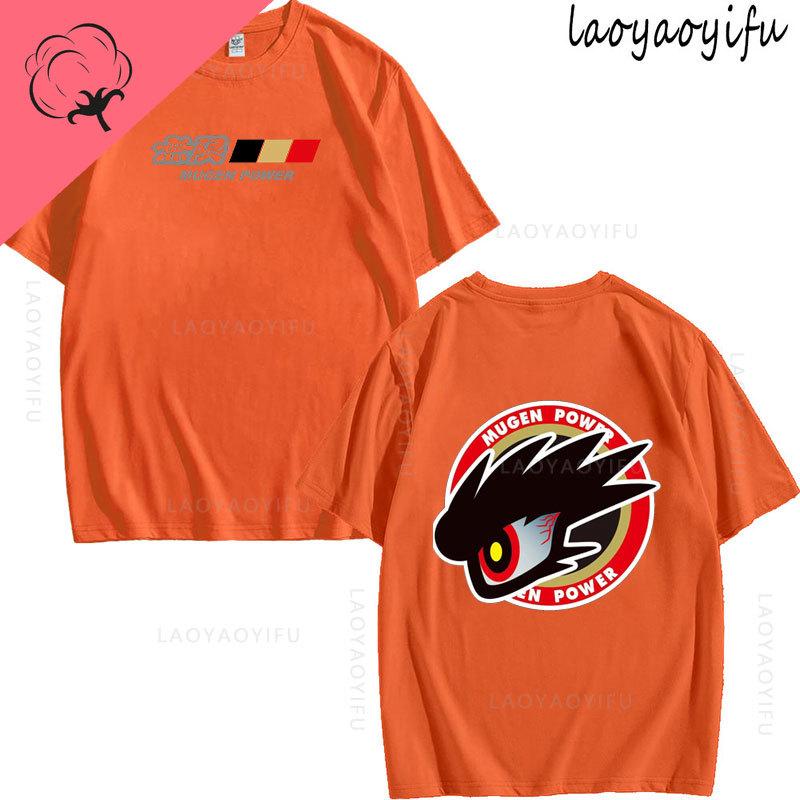 JDM Modified Car MUGEN POWER Theme 100Cotton Summer TShirt Printed Fashion Mens Womens Fashion High Quality Oneck Casual