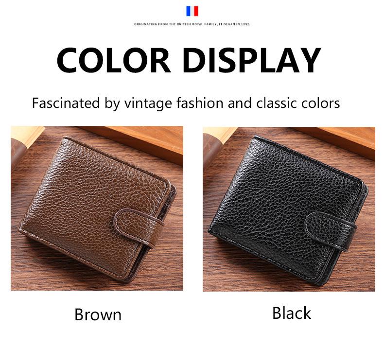 Men's PU Leather Multifunctional Wallet & Coin Purse