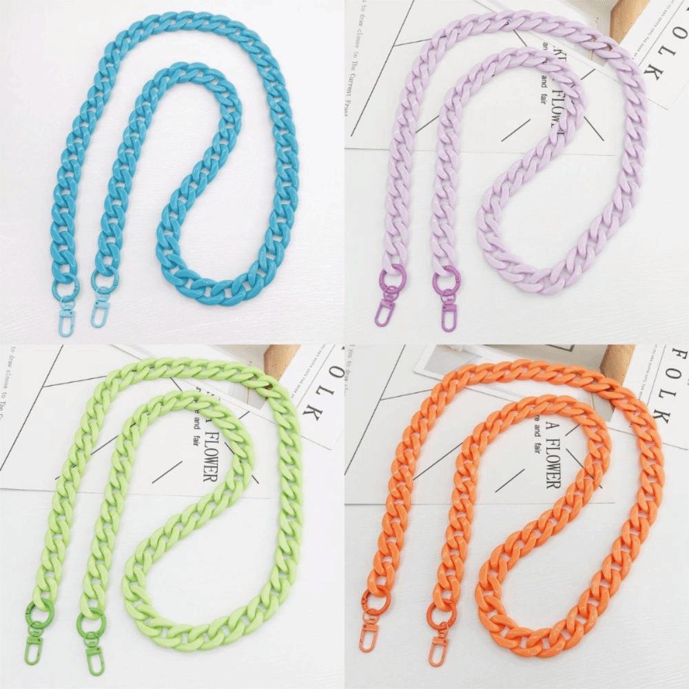 Anti-Slip Acrylic Phone Chain Vintage Crossbody Lanyard Luxury Portable Phone Strap For Women