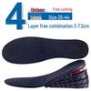 Adjustable Height-Boosting Insoles: Air Cushion, Shock-Absorbing, Unisex, Ideal for Sports or Martin Shoes