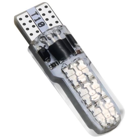 2Pcs T10 W5W 5050 6SMD RGB LED Car Wedge Light Lamp Bulbs with Remote Control