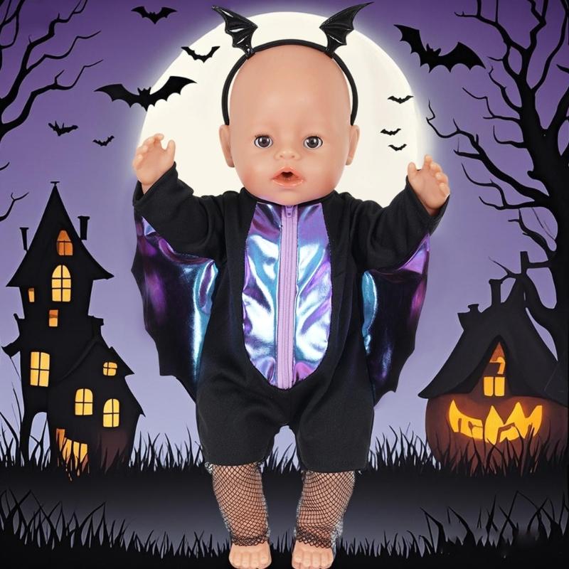 Festival Doll Outfit For 16-18Inch Figure Doll Halloween Christmas Costume Holiday Theme Clothes for Kids Pretend Play