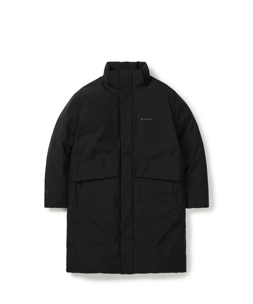 Snowpeak Apparel Dri-Peak Windstopper Long Heavy Down Jacket (S25Wmpdj06) Black