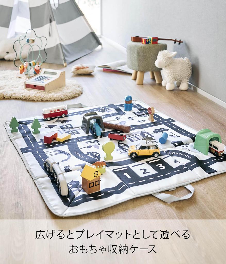 Yamazaki Toy Storage Light Assembled W42 X D28 X H25cm Compatible with Color Storage Storage 10169 Mat, Gray, Size (excluding Handles), Tower,