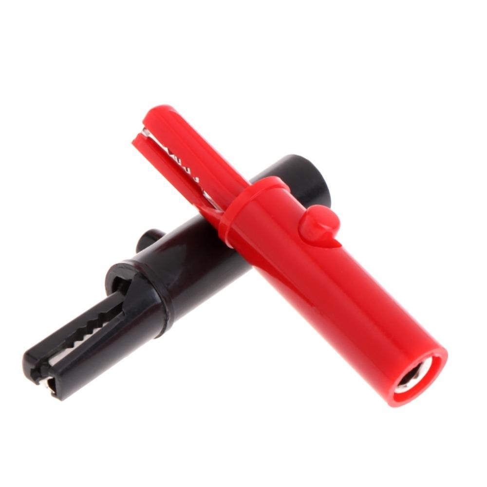 Clamp Crocodile Clip Alligator Clip Jack Insulation Alligator Clip Push Button Type Crocodile Clip