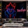 IT Pennywise Personalized Tapestry Support Custom Name, Wall Art Home Decoration