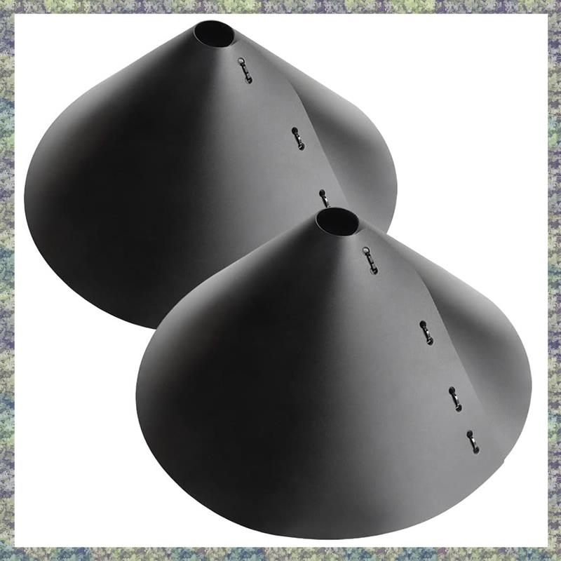 WON 2Pack 18Inch Large Wrap Around Squirrel Baffle For Outdoor Bird Feeder Accessories Bird Feeder Accessories