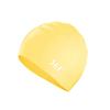 361° Silicone Swimming Cap, Large Size, Waterproof, Ear-Protecting, Sun Protection, Yellow
