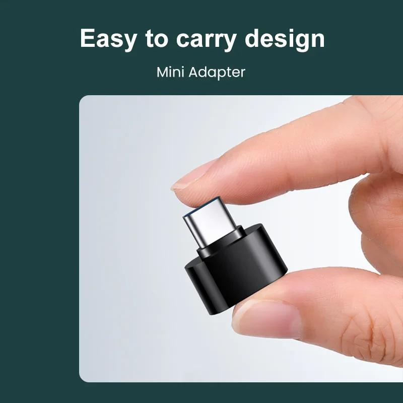 Type C to USB A Adapter 3.0 USB-C OTG Data Connector For Samsung Huawei Xiaomi Cellphone Compute MacBook Pro iPad Mini Notebook