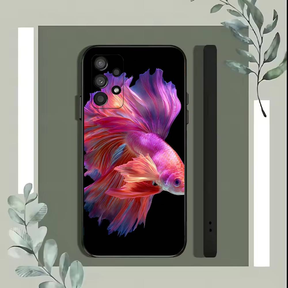 

Fishes Case Phone Case For Samsung S25,S24,S21,S22,S23,S30,Ultra,S20,Plus,Fe,Lite,5G Black Cover Samsung S21plus