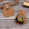 Premium Leather Tape Measure Case Adjustable Belt Clip For 5m 10m Measuring Tape Compact Design For Professional Craftsmen