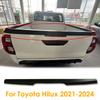 Striscia Decorativa Nera per Bagagliaio Posteriore Auto Copertura Trim Portellone Posteriore Per Toyota Hilux Revo 2015-2020,2021-2024