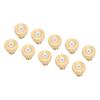 10pcs Tap Water Low Pressure Atomizing Sprayer Nozzle Brass Water Misting Sprinkle 0.5mm