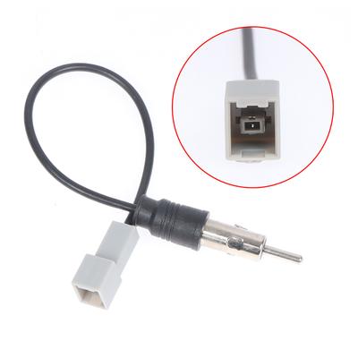 Car Antenna Adapter Female Connector Fm Radio Cd Wire Cable For Borrego Carens