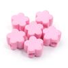 6Pcs Acrylic Large Hole Beads Colorful Flowers Stars Love Heart Shape Loose Beads DIY Bracelet Phone Chain Jewelry Accessories