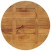 Round Solid Mango Wood Table Top Ø 90 x 3.8 cm