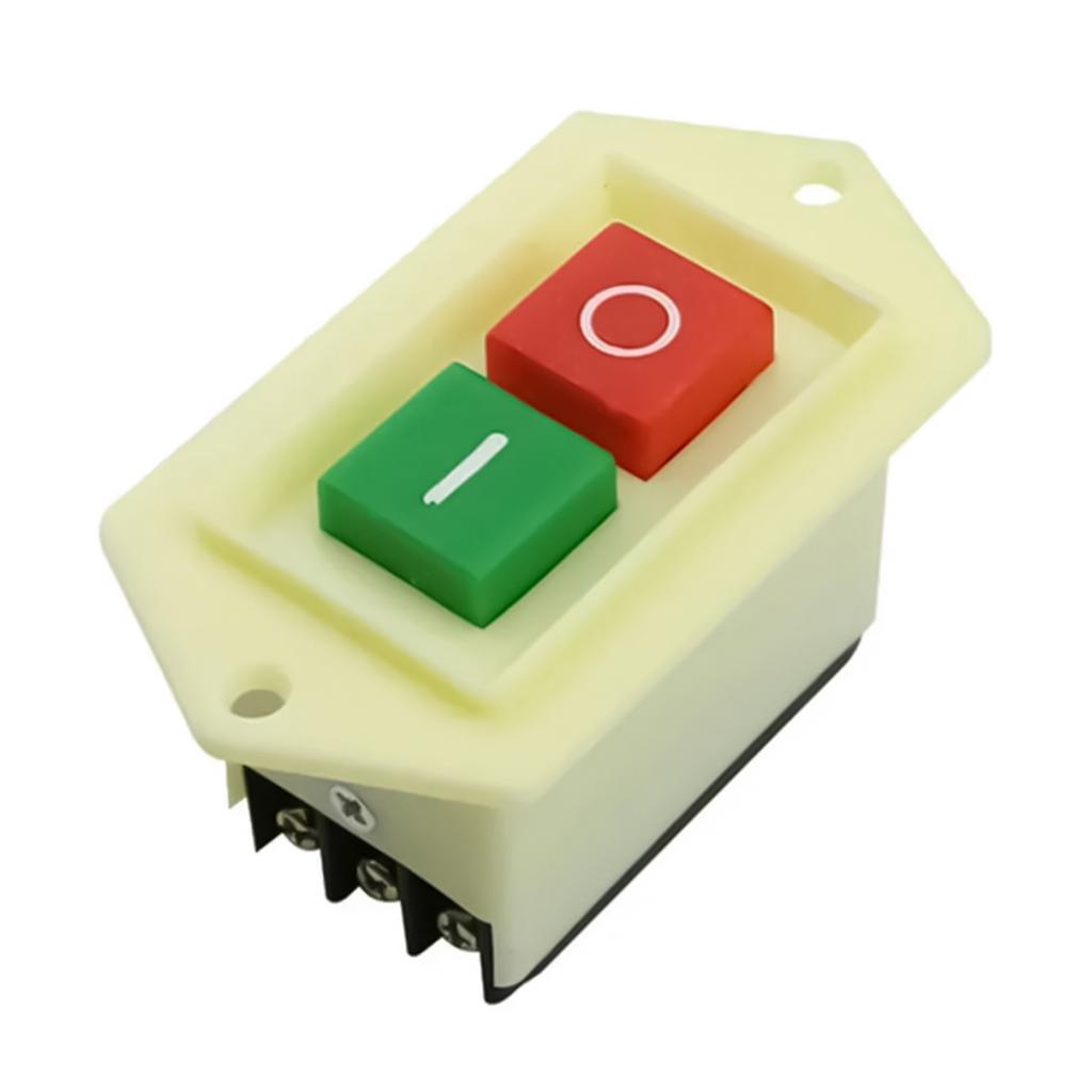 On/Off Push Button Switches Electrical 5A ON/OFF Control Push Button for Mechanical Equipment Use
