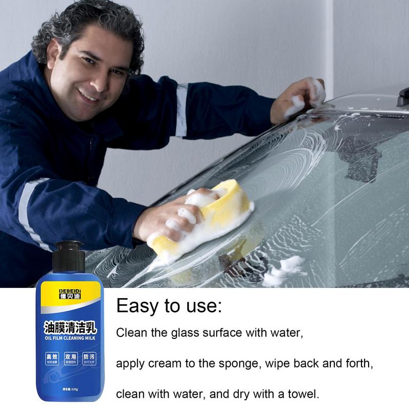 Autoglas-Ölfilmentferner, Autoglas-Schwamm-Reinigungsbürste, vorderer innerer Windschutzscheibenglas-Ölfilmreiniger zur Autoreinigung