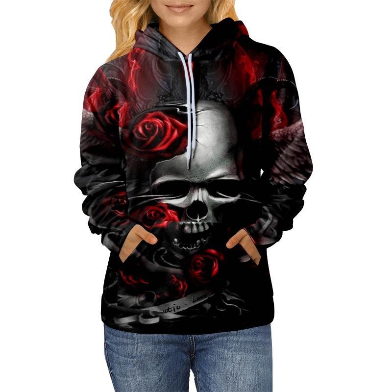 Spring Autumn 3D Printed Sportswear Women's Trendy Personalized Hoodie Hoodies & Sweatshirts (women’s)