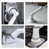 8 In 1 Household Cleaning Brush 2 Gears Cordless Spin Scrubber USB Charge Handheld Cleaning Brush for Bathroom Tub Wall Tiles Floor Kitchen