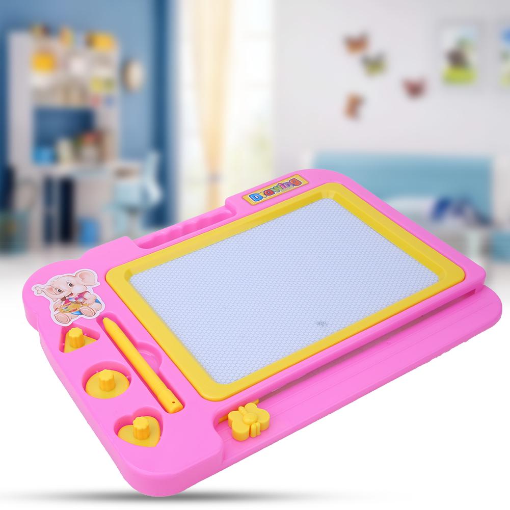 Children Drawing Board Puzzle Early Education Learning Black Plastic Writing Magnetic Sketchpad