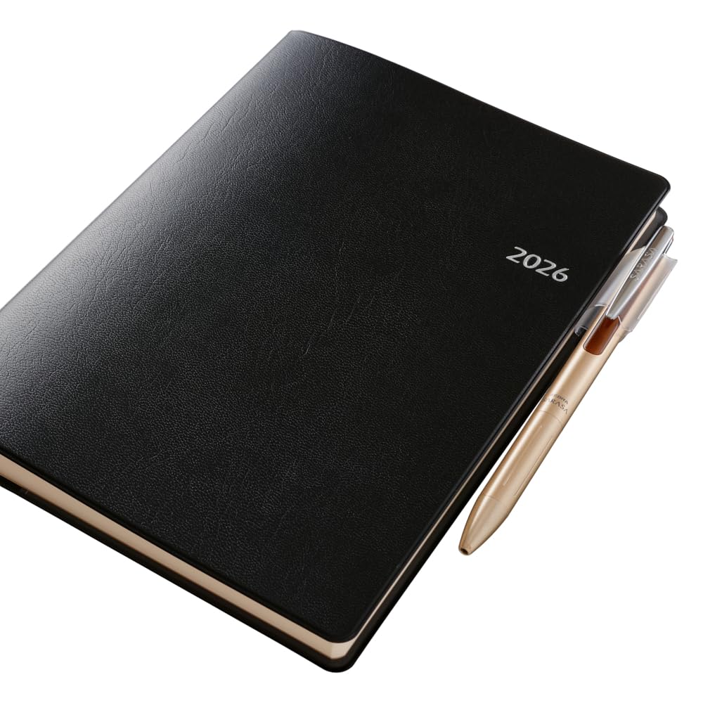 NOLTY April Weekly Refle 9627 Planner, 2026, Start, A5, 3, Black,