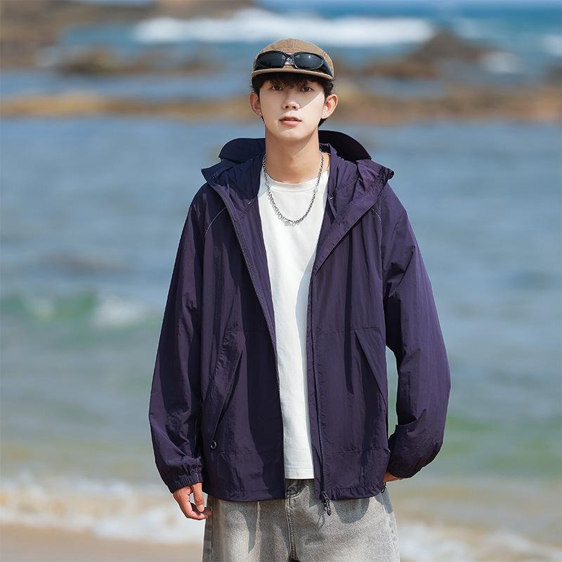 Summer Popular UPF10 + Sunscreen Clothing Breathable, Light and UV Protection Outdoor Casual Versatile Couple Skin Clothing