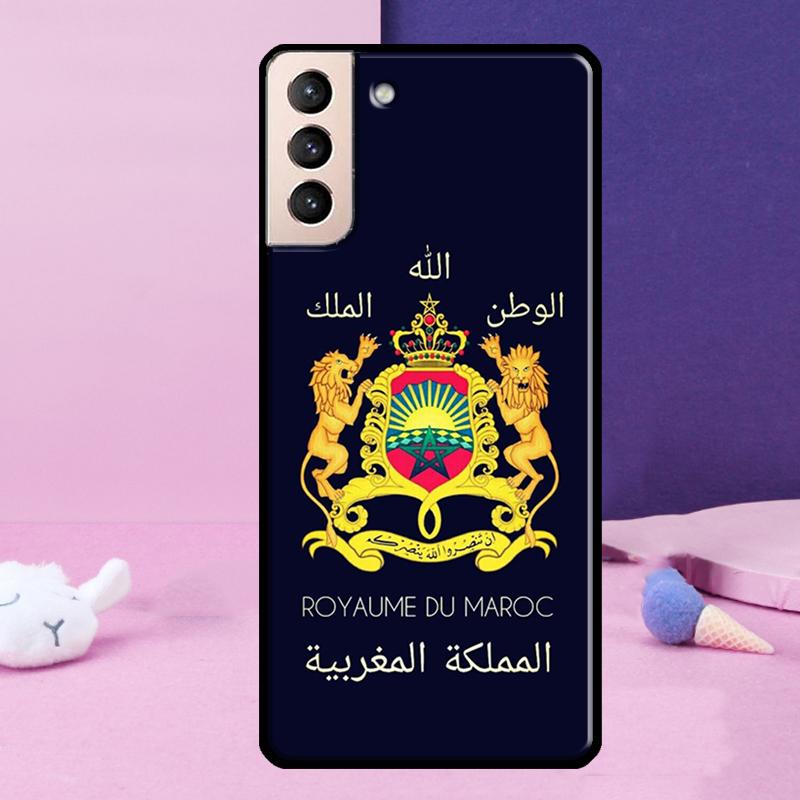 Morocco Flag Case For Samsung Galaxy S23 S22 Ultra S21 S20 FE Note 10 20 Ultra S8 S9 S10 Plus Cover