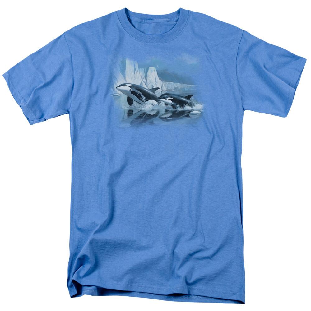 Wild Wings Glacier Edge Orcas T-Shirt Adult Child Toddler XXXL