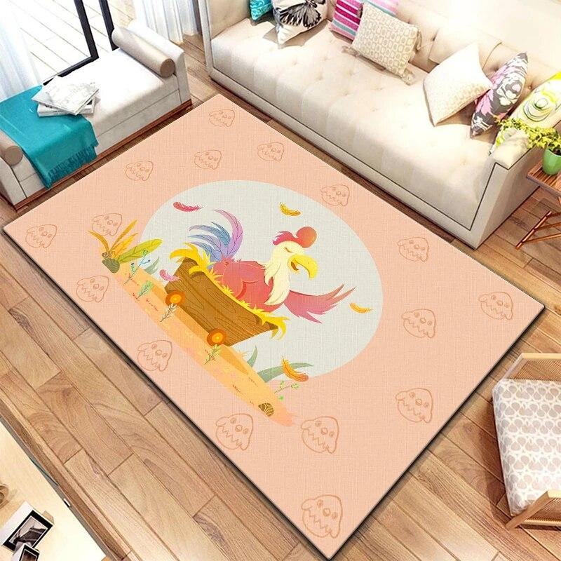 Zwölf chinesische Sternzeichen-Tiere malen Teppich für Wohnzimmer, großer Teppich, schwarzer weicher Teppich, Heimdekoration, Matten, Boho-Teppiche