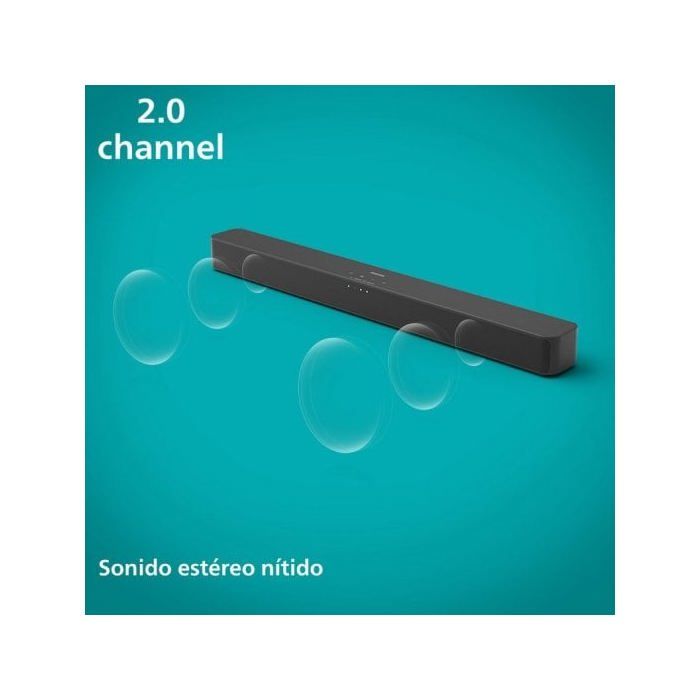 Philips TAB4000 Soundbar Bluetooth 2.0 Channels 60W HDMI ARC Black