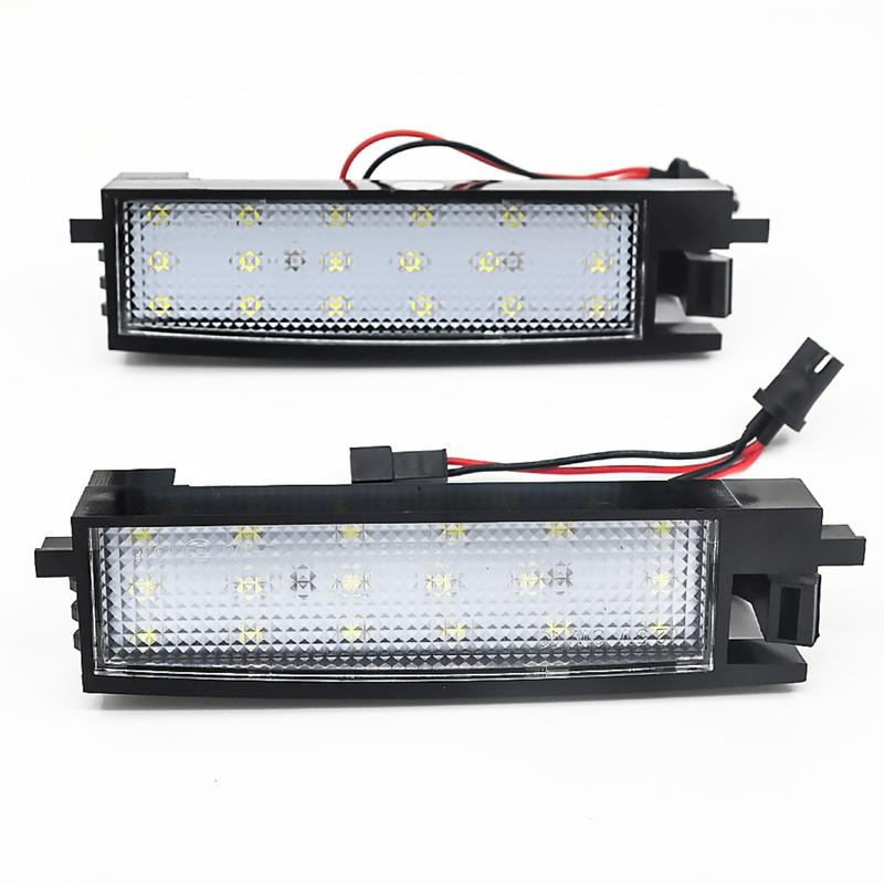 

License Plate Light Compatible with Toyota RAV4 Aygo Auris Yaris IQ Corolla Vitz Car Accessories Rear License Plate Light белый