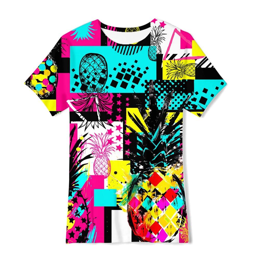 3D Cute Animal Cat Print T-shirt Men Women Summer Animal Casual Tops Tees Kids Cartoon O-neck Short Sleeve T Shirt Hawaii Tshirt