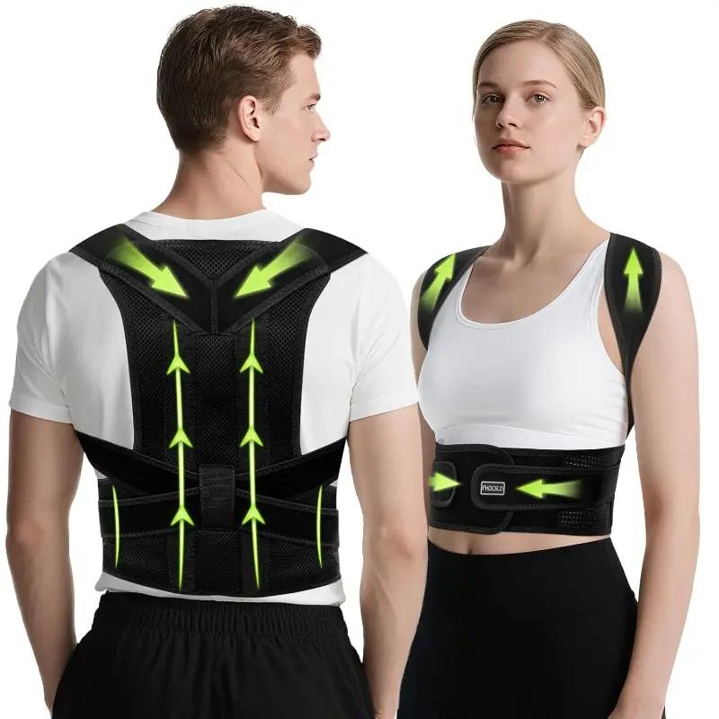 Ergonomic Design Adult Back Support Strap, Posture Brace for The Back, Back Support, Adjustable Shoulder Straps
