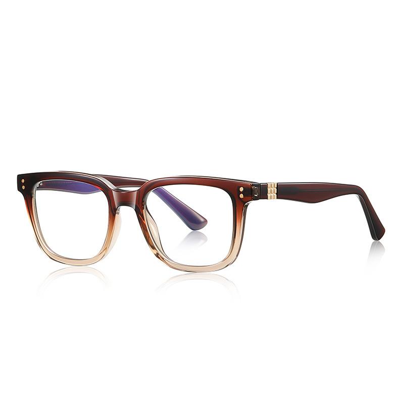 Unisex Square Reading Glasses Anti Blue Light TR90 Rivets Presbyopic Eyeglasses Radiation Protection Optical Glasses