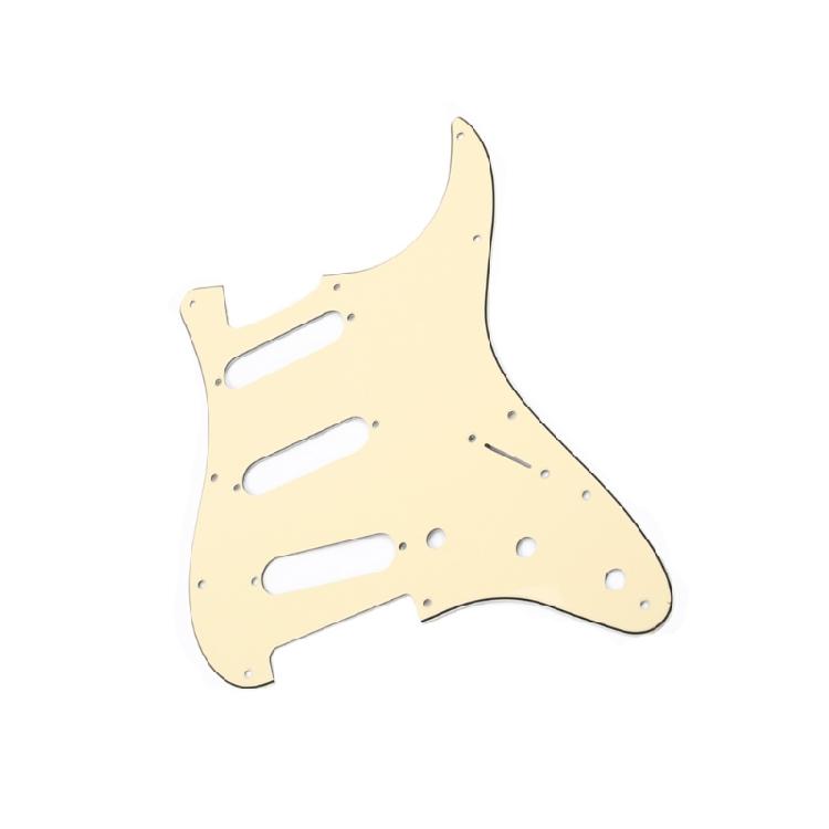 11 Holes Guitar Bass Pickguard 3Ply Scratchplate Guitar Scratch Plate 6 Strings